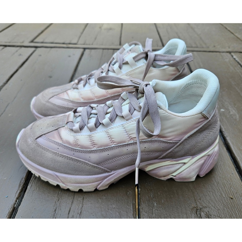 MM6 Maison Margiela Low Top Panelled Sneakers Purple Chunky Womens EU 38 US 7.5